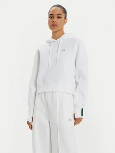 Lacoste Bluza SF0281 Biały Regular Fit - Bluzy damskie - miniaturka - grafika 1