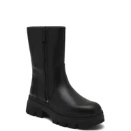 Botki damskie - CALVIN KLEIN JEANS Skórzane botki - miniaturka - grafika 1