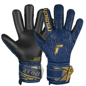 Piłka nożna - Rękawice Reusch Attrakt Freegel Silver 54 70 235 4411 granatowy 9,5 - miniaturka - grafika 1