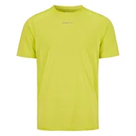 Koszulki męskie - Męska Koszulka z krótkim rękawem CRAFT ADV ESSENCE SS TEE 2 M 1914792-628000 – Żółty - miniaturka - grafika 1