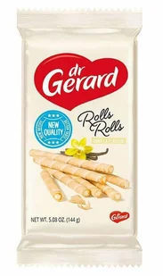 GERARD ROLLS ROLLS WANILIOWA 144G RURKI WAFLOWE - Ciastka - miniaturka - grafika 1