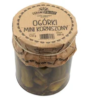 Pasztet i przetwory mięsne - Zdrowopolscy Ogórki mini korniszony 510g - miniaturka - grafika 1