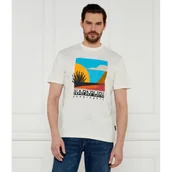 Koszulki męskie - Napapijri T-shirt S-ARBIA | Regular Fit - miniaturka - grafika 1