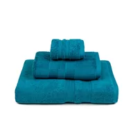 Ręczniki - Wysokiej jakości ręcznik frotte 650 gramów, M/Elegance 30x50cm Niebieski - miniaturka - grafika 1