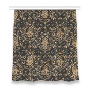 Zasłona z nadrukiem gotowa 150x160 Złoty ornament, Fabricsy - Zasłony Zasłona z nadrukiem gotowa 150x160 Złoty ornament, Fabricsy - Zasłony - miniaturka - grafika 1