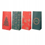 Akcesoria do pakowania - TOREBKI TOREBECZKI PREZENTOWE NA CUKIERKI, DROBNE UPOMINKI 4 SZT - miniaturka - grafika 1