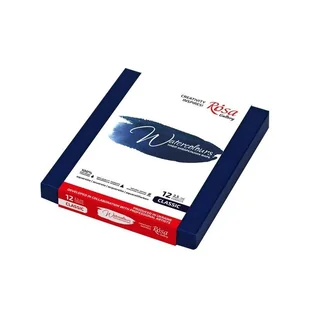 Farby akwarelowe w kostkach Classic 12 kolorów - Farby i media malarskie - miniaturka - grafika 1