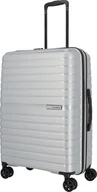 Walizki - Walizka średnia Travelite Trient 66 cm - srebrna - miniaturka - grafika 1