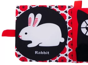 Książeczka sensoryczna gryzak metki kontrastowa las - Gryzaki dla dzieci - miniaturka - grafika 4