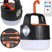 Akcesoria turystyczne - Lampa Kempingowa Biwakowa Akumulatorowa Led Usb Turystyczna Solarna Hak - miniaturka - grafika 1