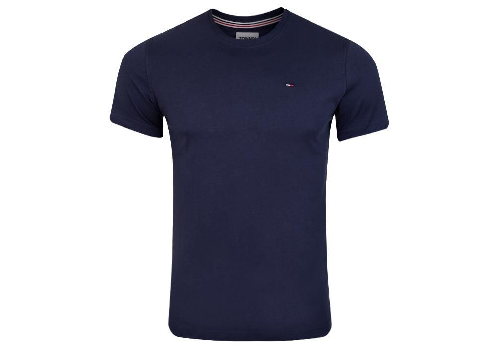 Tommy Hilfiger Koszulka Męska T-Shirt Tjm Original Jersey Tee Navy Dm0Dm04411 002 S