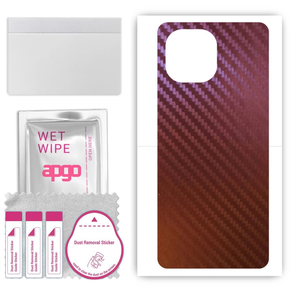 Folia naklejka skórka strukturalna na TYŁ do Honor Play 60 Plus - Carbon Kameleon CAKA5 - apgo SKINS