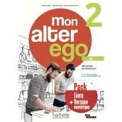Książki do nauki języka francuskiego - Mon Alter Ego 2 podręcznik + kod (podręcznik online)/PACK/ - miniaturka - grafika 1