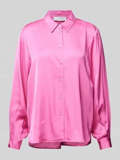 Koszule damskie - Bluzka z listwą guzikową na całej długości model ‘LENA-FRANZISKA’ - grafika 1