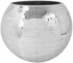 WAZON LUSTRZANY FLAKON DONICZKA DONICA KULA 23,5cm - Donice - miniaturka - grafika 1