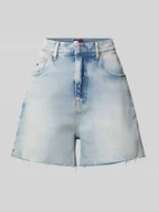 Spodenki damskie - Szorty jeansowe o kroju regular fit z mieszanki bawełny model 'MOM SHORT' - miniaturka - grafika 1