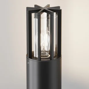 Lampa ogrodowa stojąca, czarny kolor O453FL-01GF z serii BARREL (｡◕‿◕｡)  RABAT % z kodem W KOSZYKU! WIDZIAŁEŚ LEPSZĄ OFERTĘ? NAPISZ MAILA LUB ZADZWOŃ SKLEP@KAJA.COM.PL (｡◕‿◕｡) OFICJALNY DYSTRYBUTOR (｡◕‿◕｡) 30 LAT NA RYNKU (｡◕‿◕｡) - Lampy ogrodowe - miniaturka - grafika 3