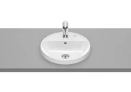 Umywalki - Roca A3270Y4000 GAP Umywalka blatowa okrągła 40 cm z otworem na baterię z przelewem - miniaturka - grafika 1