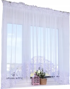 FIRANA ŁUK GOTOWA GIPIURA 300X180 KORONKA - Firany - miniaturka - grafika 1