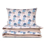 Pościel dla dzieci - Pościel 90x120 Wędrowne słonie - miniaturka - grafika 1