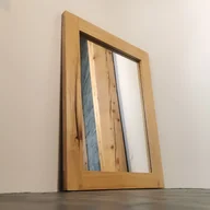 Lustra - Lustro w dębowej ramie Nature's doing the best 70 x 50 cm - miniaturka - grafika 1