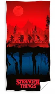 Szybkoschnący ręcznik plażowy dla dzieci 70x140 cm STRANGER THINGS - Okrycia kąpielowe dla dzieci - miniaturka - grafika 1