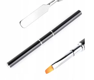 Mollylac Pędzelek Dwustronny z Łopatką nr 2 - Akcesoria do paznokci Mollylac Pędzelek Dwustronny z Łopatką nr 2 - Akcesoria do paznokci - miniaturka - grafika 1