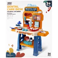 Zabawy w naśladowanie dorosłych - Zestaw lekarski Dentysta z akcesoriami MEGA CREATIVE 499265 - miniaturka - grafika 1