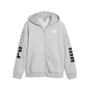 Puma Bluza Power Colorblock Fz Fl 67634604 - Odzież sportowa dziecięca - miniaturka - grafika 1