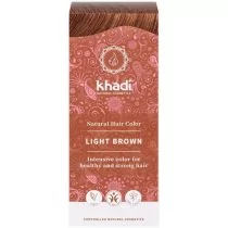 KHADI (farby do włosów) Henna jasny brąz - Khadi - 100g BP-4260378040145 - Akcesoria i kosmetyki do stylizacji brwi - miniaturka - grafika 1