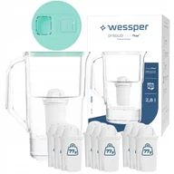 Dzbanki filtrujące - Dzbanek filtrujący Wessper D1 SOLID FutureFlow 3,3l + 6x filtr aquaclassic - miniaturka - grafika 1