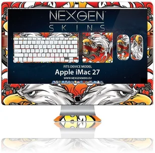 Apple Nexgen Skins IMAC270032 70009 Iron Eagle z efektem 3d Skin Case do iMac 27 0758524874026 - Etui do tabletów - miniaturka - grafika 13