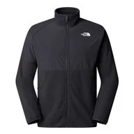 Bluzy męskie - Bluza męska The North Face 100 Glacier Heavyweight Full-Zip Fleece 0A89JGU8M1 - czarna - miniaturka - grafika 1