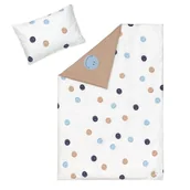 Pościel dla dzieci - LÄSSIG Komplet pościeli dziecięcej z bawełny ekologicznej z certyfikatem GOTS, 2-częściowy zestaw pościeli Smile milky/brown - miniaturka - grafika 1