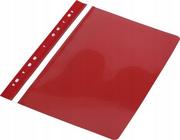 Szkolne artykuły papiernicze - Panta Plast Skoroszyt A4 PVC z europerforacją czerwony (10szt) - miniaturka - grafika 1