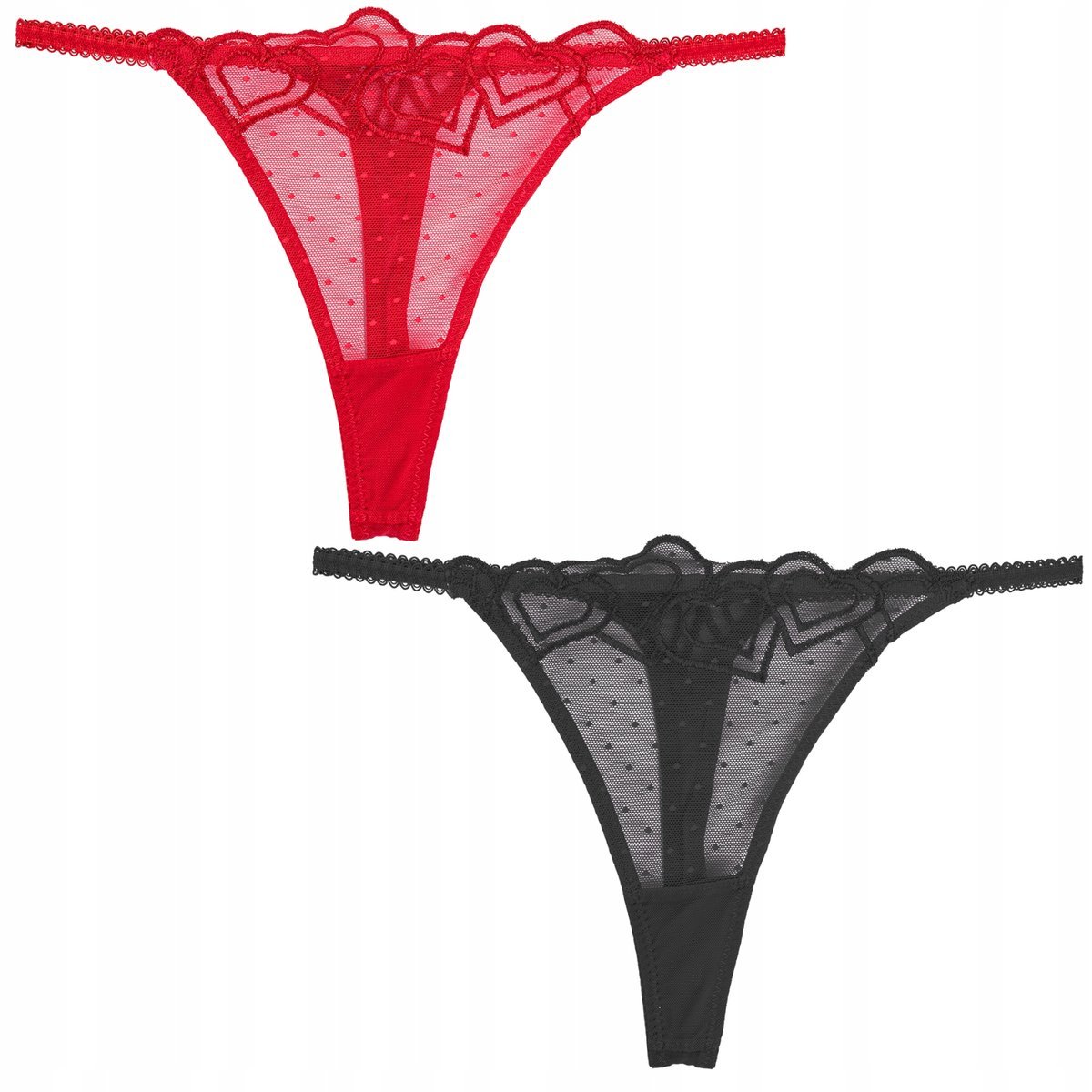 2X STRINGI DAMSKIE KORONKOWE SEKSOWNE KOMFORTOWE ELEGANCKIE MORAJ XL