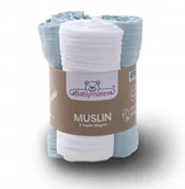 Koce i narzuty dla dzieci - Pielucha MUSLIN 3 pak, roz. 70x80 - miniaturka - grafika 1