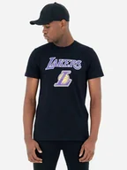 Koszulki męskie - T-shirt męski bawełniany New Era NBA Team Lakers 60416756 S Czarny (0197214896939). T-shirty męskie - miniaturka - grafika 1