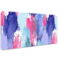 Podkładki na biurko - Mata ochronna na blat Abstrakcja akwarela 100x50 cm, Dywanomat - miniaturka - grafika 1