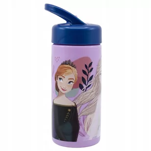 KRAINA LODU FROZEN BIDON Z RURKĄ Z UCHWYTEM 410ML - Bidony dla dzieci - miniaturka - grafika 1