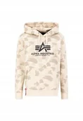 Bluzy męskie - Bluza Alpha Industries Basic Hoody Camo 178312C-699 M - miniaturka - grafika 1