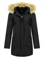 Kurtki damskie - Canadian Peak Parka "Dinastipeak" w kolorze granatowym - miniaturka - grafika 1