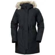 Kurtki i kamizelki sportowe damskie - Płaszcz damski Helly Hansen W Senja Parka Rozmiar: M / Kolor: czarny - miniaturka - grafika 1