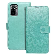 Etui i futerały do telefonów - Forcell Kabura MEZZO Book do XIAOMI Redmi NOTE 10 / 10S mandala zielony - miniaturka - grafika 1