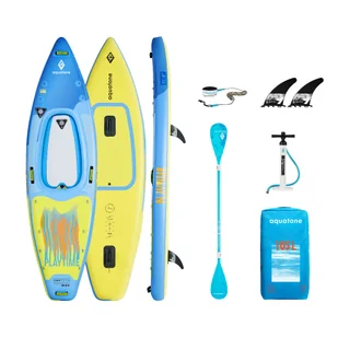 Aquatone Paddleboard/kajak 2w1 deska SUP z akcesoriami Aquatone Playtime 11'4" TK-080 - Deski SUP i akcesoria - miniaturka - grafika 1