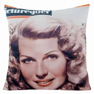 Poszewki na poduszki - Euro Firany Poszewka Gobelinowa Lady 45 x 45 Brązowy 1219404 - miniaturka - grafika 1
