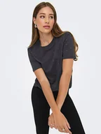 Koszulki i topy damskie - ONLY Koszulka w kolorze antracytowym - miniaturka - grafika 1