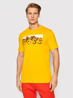 Koszulki męskie - Hugo Boss T-Shirt Tyro 3 50465365 Żółty Regular Fit - grafika 1