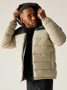 Regatta Kurtka pikowana "Aldthorn" w kolorze beżowo-czarnym - Kurtki męskie - miniaturka - grafika 1