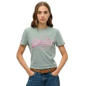 Koszulki i topy damskie - Superdry Vl Rhinestone Slim T-shirt - miniaturka - grafika 1